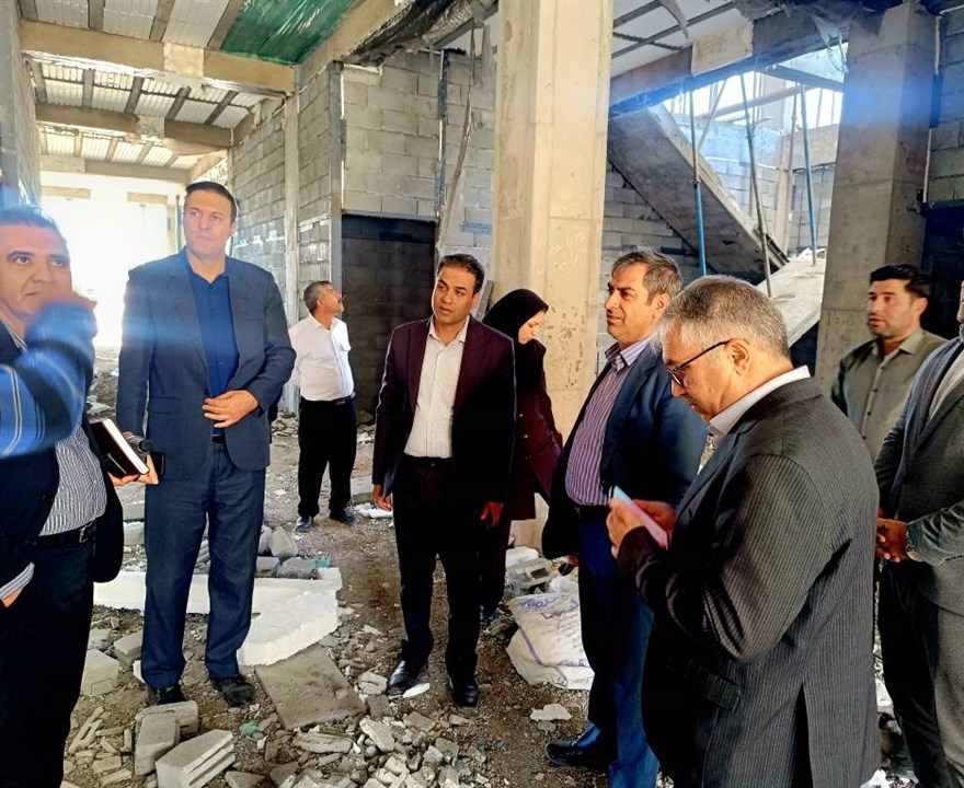 بازدید از پروژه‌های عمرانی دانشکده علوم پزشکی سیرجان